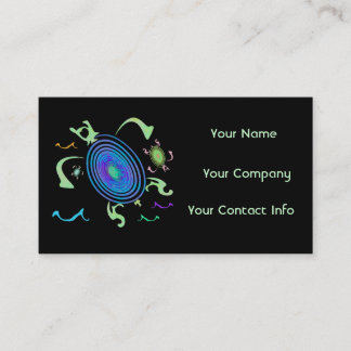 Spiral Turtle Business Card Template