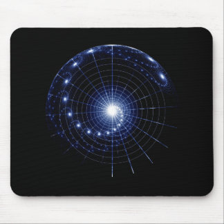 Spiral Universe, Imaginary Star Chart Mouse Pad