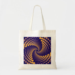 Spiral Vortex pattern Tote Bag