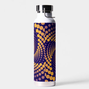 Spiral Vortex pattern Water Bottle