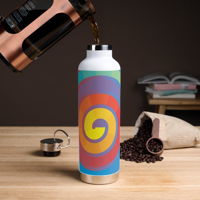 SPIRAL WATER BOTTLE (Coffee)
