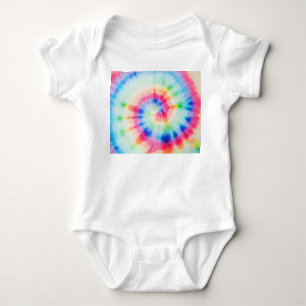 Spiral watercolor: organic artistic dirty art baby bodysuit