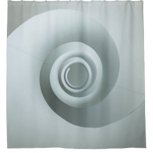 Spiral white and gray illustration