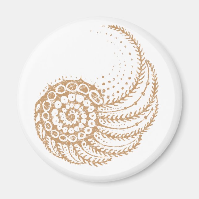 spiral yellow magnet (Front)