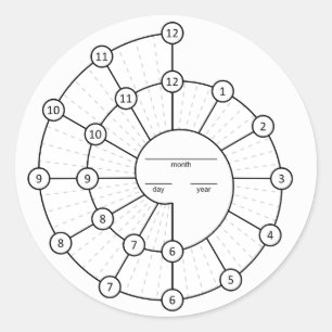 Spiraldex Classic Round Sticker