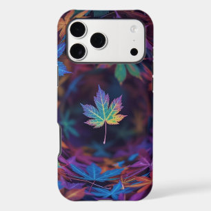 Spirale néon de l'érable – iPhone 17 Pro Automne v