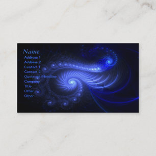 Spirale résonnante - art de fractale - carte de