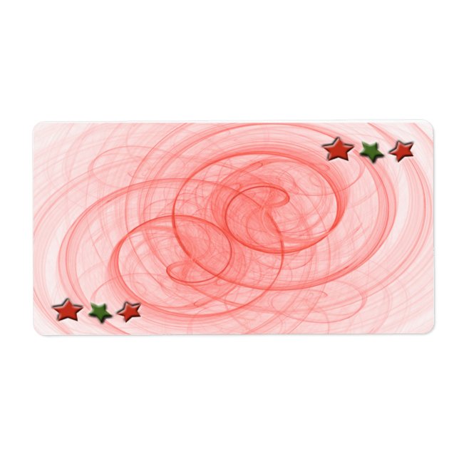 Spirales et étoiles de Noël (Devant)