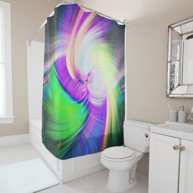 SPIRALFLUO - Psychedelic Colourful Modern Fractal  (In Situ)
