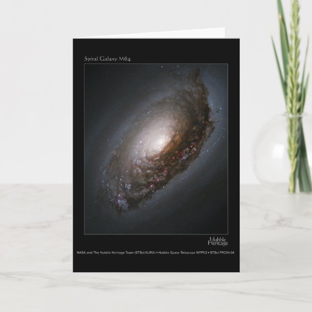 SpiralGalaxyM64-2004-04a Card (Front)