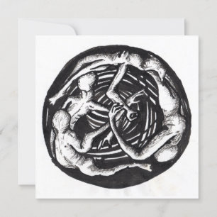 Spiraling Descent, Flat Card