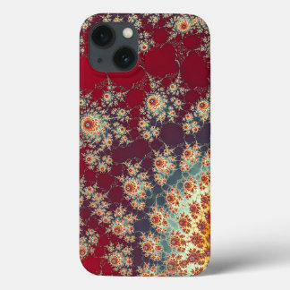 Spiralling Floral Pattern iPhone 13 Case