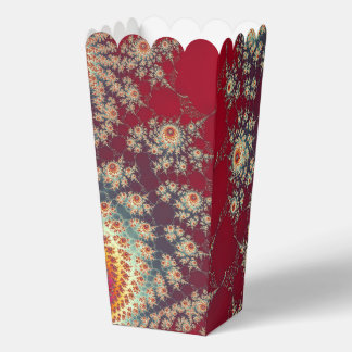 Spiralling Floral Pattern Favor Box