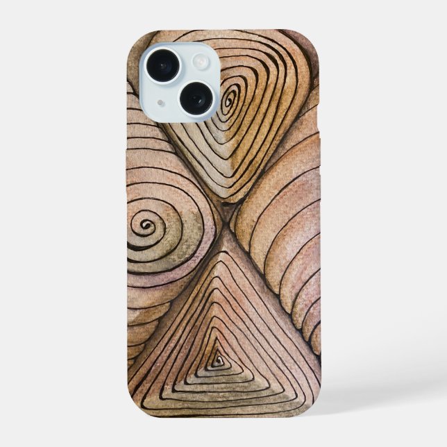 Spiralling iPhone 15 Case (Back)
