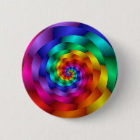 Spiralling Rainbow Rose