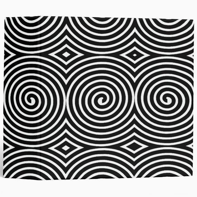 Spirals (2in) - Black on White Binder (Front/Spine)