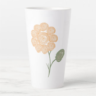 Spirals of Blooming Energy Latte Mug