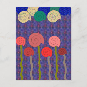 spirals postcard
