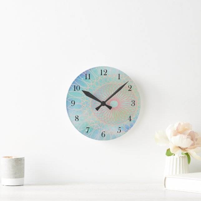 Spirals Round Clock (Home)