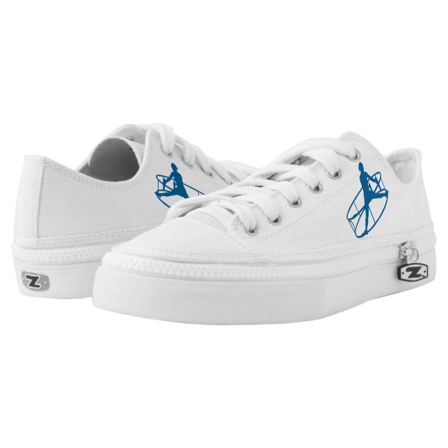 SpiralShoes in White Low-Top Sneakers (Pair)