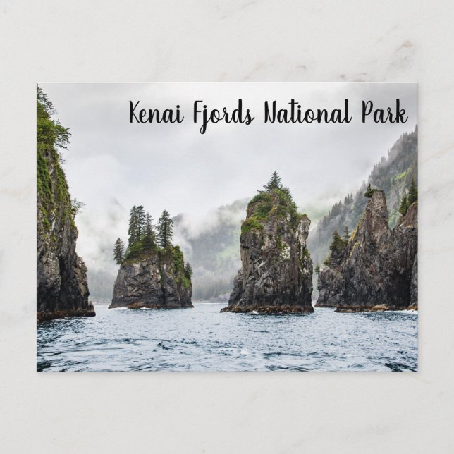 Spire Cove Kenai Fjords Alaska Postcard (Front)