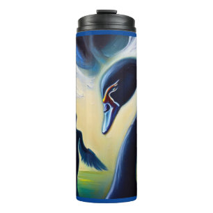 Spirit Animal Black Swan 4 Thermal Tumbler