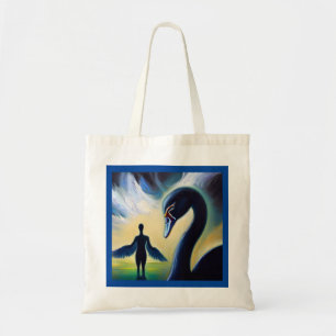 Spirit Animal Black Swan 4 Tote Bag