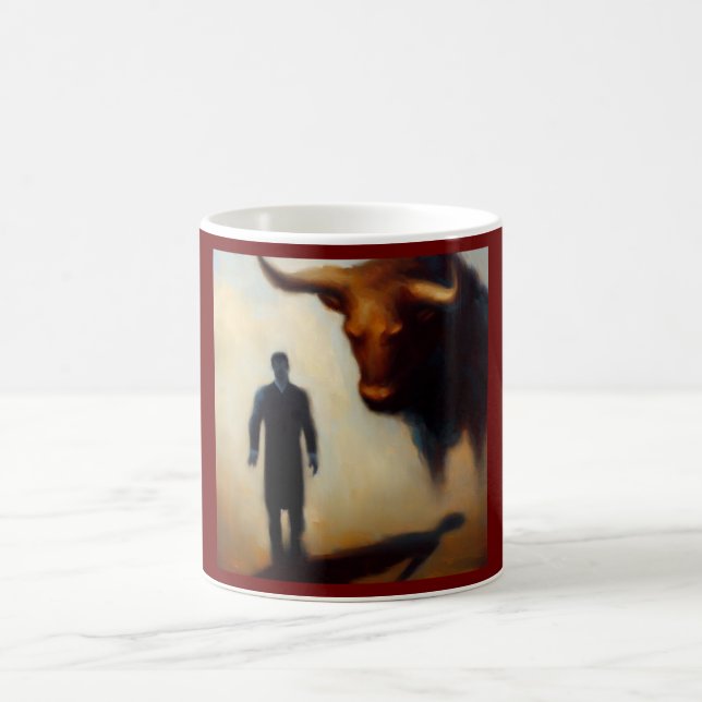 Spirit Animal Bull 1 Coffee Mug (Center)