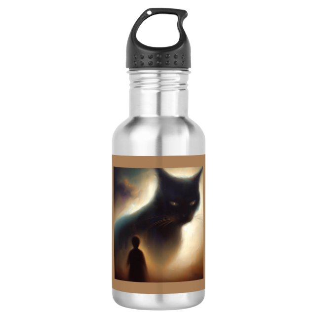 Spirit Animal Cat 1 532 Ml Water Bottle (Front)