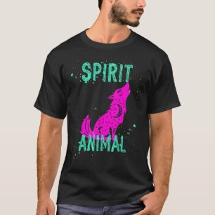 Spirit Animal Celestial Wolf Animals Comfort Cute  T-Shirt