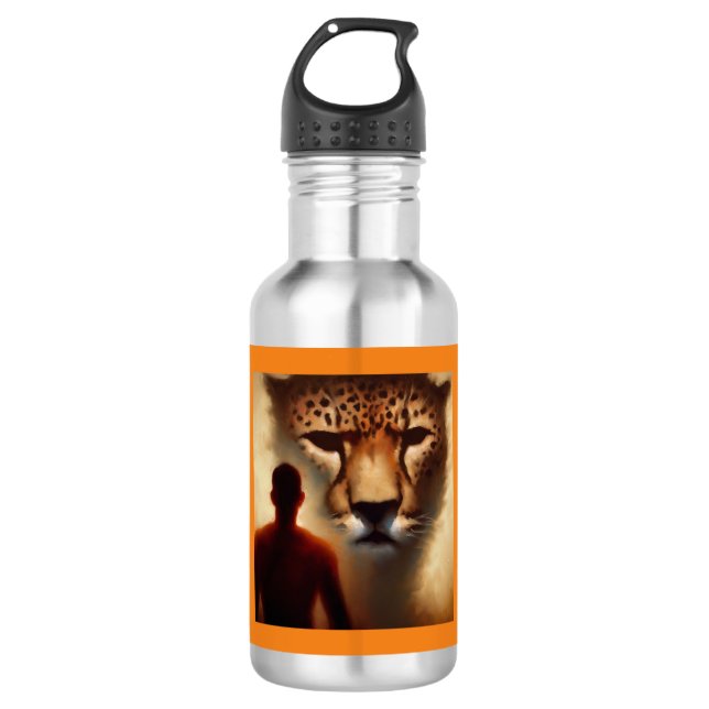 Spirit Animal Cheetah 2 532 Ml Water Bottle (Front)