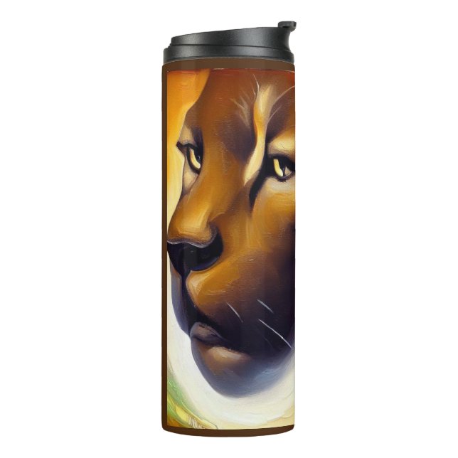 Spirit Animal Cougar 2 Thermal Tumbler (Rotated Left)