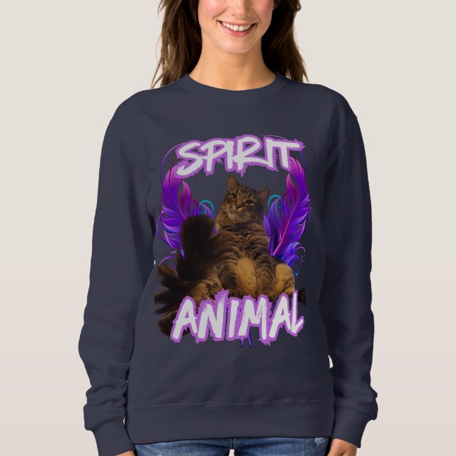 Spirit Animal, Customizable Sweatshirt (Front)