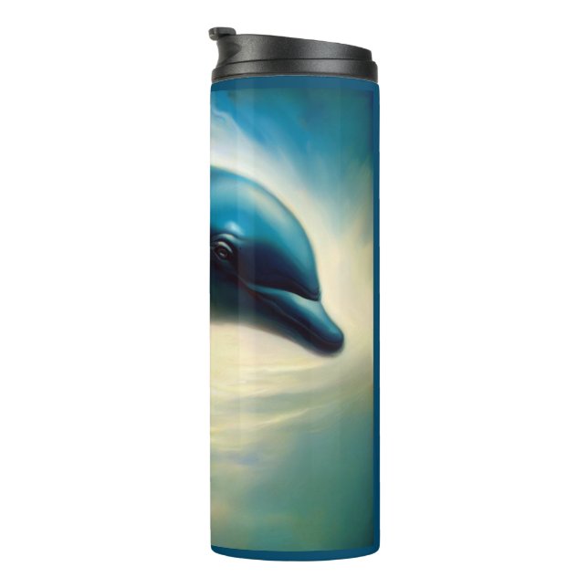 Spirit Animal Dolphin 2 Thermal Tumbler (Rotated Right)