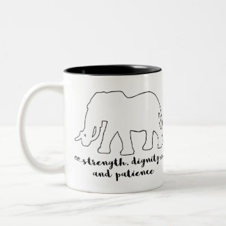 Spirit Animal Elephant Mug | Patience, Dignity