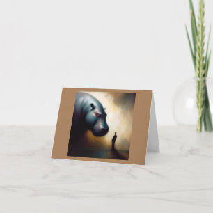 Spirit Animal Hippopotamus 2 Card