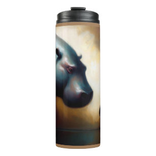 Spirit Animal Hippopotamus 2 Thermal Tumbler