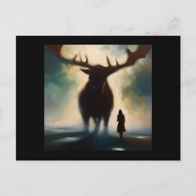 Spirit Animal Moose 2 Postcard (Front)