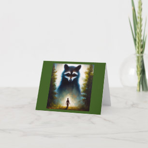 Spirit Animal Raccoon 2 Card