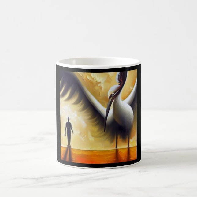 Spirit Animal Stork 3 Coffee Mug (Center)