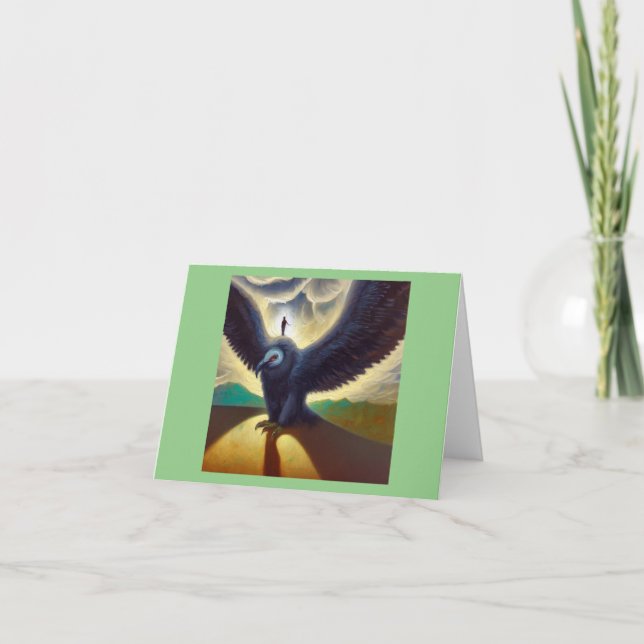 Spirit Animal Vulture 3 Card (Front)