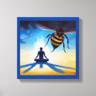 Spirit Animal Wasp 3 Canvas Print