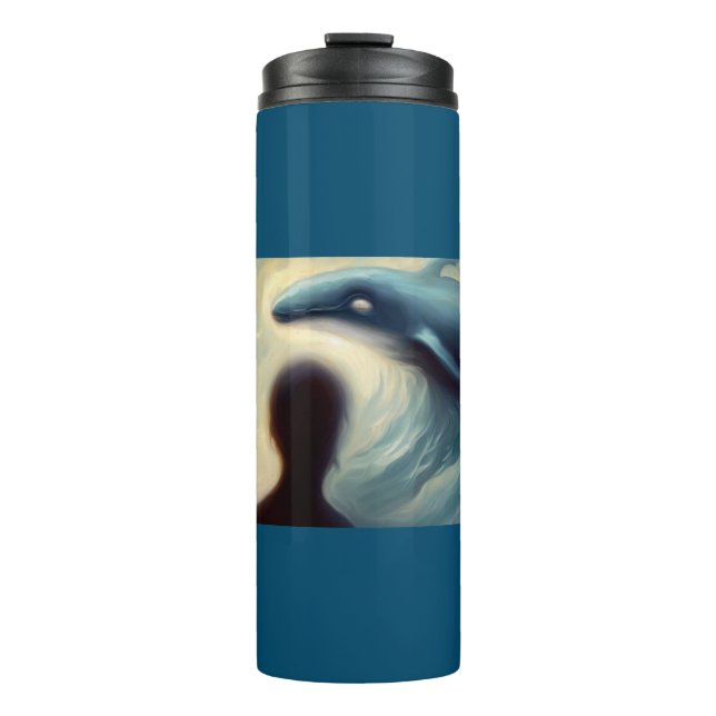 Spirit Animal Whale 1 Thermal Tumbler (Front)