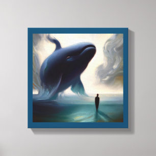 Spirit Animal Whale 2 Canvas Print