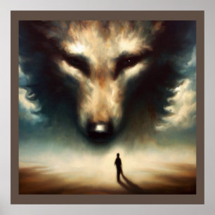 Spirit Animal Wolf 1 Poster