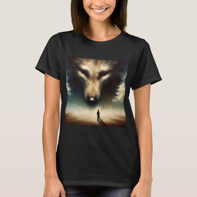 Spirit Animal Wolf 1 T-Shirt (Front)