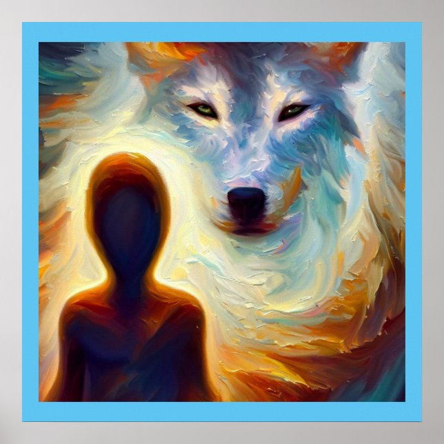 Spirit Animal Wolf 3 Poster (Front)