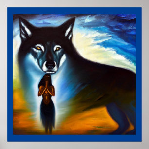 Spirit Animal Wolf 4 Poster