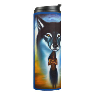 Spirit Animal Wolf 4 Thermal Tumbler