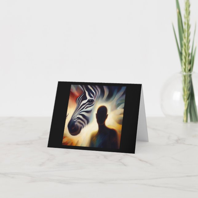 Spirit Animal Zebra 2 Card (Front)